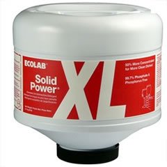 Dish Detergent Solid Power XL with GlassGuard 9 lbs. Bottle Capsule Unscented