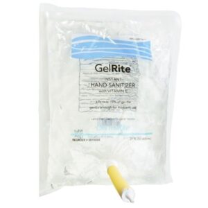 Hand Sanitizer GelRite 800 mL Ethyl Alcohol Gel Dispenser Refill Bag