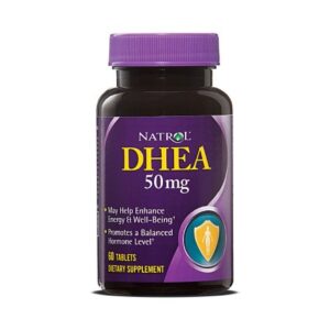 Dietary Supplement Natrol DHEA (Dehydroepiandrosterone) / Calcium 60 mg – 50 mg Strength Tablet 60 per Bottle