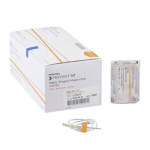 Infusion Set McKesson Prevent 25 Gauge 3/4 Inch 12 Inch Tubing Without Port