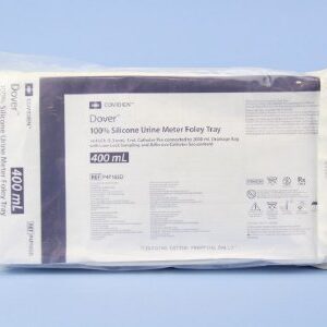 Indwelling Catheter Tray Dover Foley 14 Fr. 5 cc Balloon Hydrogel Coated Silicone