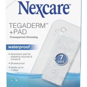 Transparent Film Dressing with Pad Nexcare Tegaderm+ Pad 2-3/8 X 4 Inch 1 Tab Delivery Rectangle Sterile