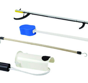 ADL Hip / Knee Equipment Kit FabLife Deluxe Reacher – 26 Inch Length / Dressing Stick – 24 Inch Length