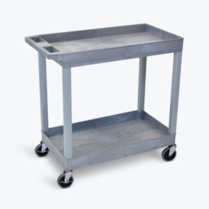 Tub Utility Cart 18 X 34.25 X 35.25 Inch Gray 18 X 32 Inch