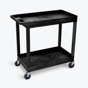 Tub Utility Cart 18 X 34.25 X 35.25 Inch Black 18 X 32 Inch