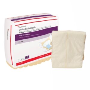 Unisex Adult Incontinence Brief Wings Overnight Quilted X-Large Disposable Heavy Absorbency