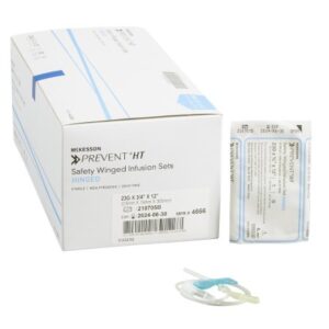 Infusion Set McKesson Prevent 23 Gauge 3/4 Inch 12 Inch Tubing Without Port