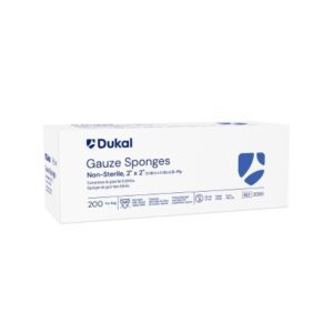 Gauze Sponge Dukal 2 X 2 Inch 8-Ply NonSterile 200 per Pack