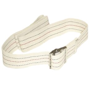 Gait Belt FabLife 54 Inch Length Pinstripe Cotton