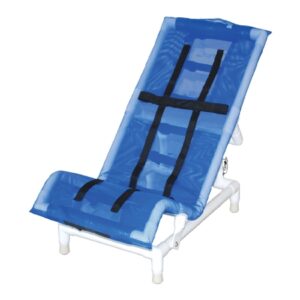 Shower Chair MJM International PVC Frame Reclining Backrest 15-3/4 Inch Seat Width 180 lbs. Weight Capacity
