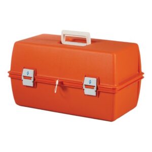 Emergency Box Health Care Logistics Orange 10-1/8 X 10-3/4 X 19 Inch