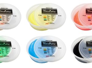 Therapy Putty Set CanDo TheraPutty 2X-Soft / X-Soft / Soft / Medium / Firm / X-Firm 6 X 4 oz.