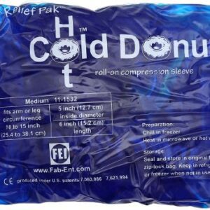 Hot / Cold Pack Sleeve Relief Pak Cold n? Hot Donut General Purpose Medium 10 to 15 Inch Inner Circumference Polyurethane / Gel Reusable