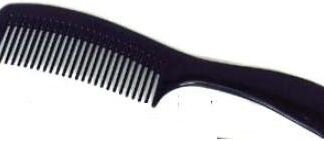 Comb Dawn Mist 7 Inch Black Plastic