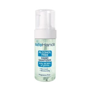 Alcohol-Free Hand Sanitizer safeHands 1.75 oz. BZK (Benzalkonium Chloride) Foaming Bottle