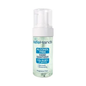 Alcohol-Free Hand Sanitizer safeHands 1.75 oz. BZK (Benzalkonium Chloride) Foaming Bottle