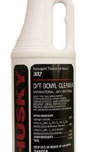 Toilet Bowl Cleaner Husky 302 Acid Based Manual Pour Liquid 32 oz. Bottle Floral Scent NonSterile