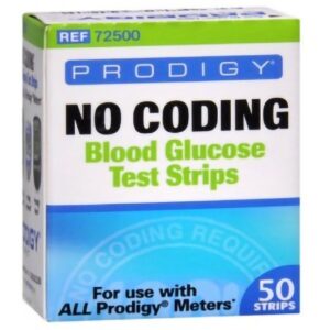 Blood Glucose Test Strips Prodigy 50 Strips per Pack