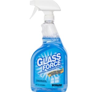 Glass Cleaner Glass Force Non-Ammoniated Trigger Spray Liquid 32 oz. Bottle Floral Scent NonSterile