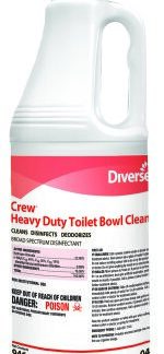 Toilet Bowl Cleaner Diversey Crew Heavy Duty Acid Based Manual Squeeze Liquid 32 oz. Bottle Mint Scent NonSterile