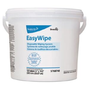 Task Wipe Diversey EasyWipe Refill 125 Count Pail 8-5/8 X 24-7/8 Inch NonSterile Disposable