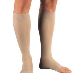 Anti-embolism Stocking JOBST Relief Knee High Large Beige Open Toe