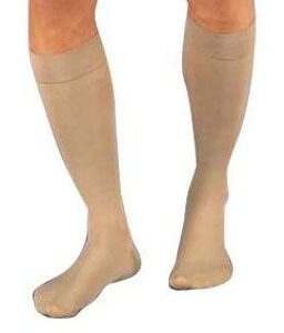 Compression Stocking JOBST Relief Knee High X-Large / Full Calf Beige Closed Toe