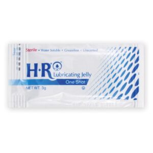 Lubricating Jelly HR One Shot 3 Gram Individual Packet Sterile