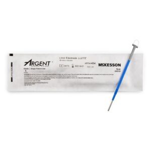 LEEP/LLETZ Electrode McKesson Argent Tungsten Wire Sterile 10 X 10 mm Loop Tip Disposable