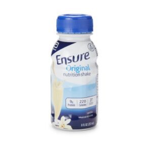 Oral Supplement Ensure Original Shake Vanilla Flavor Liquid 8 oz. Bottle