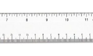 Ruler Universal Plastic 6 Inch