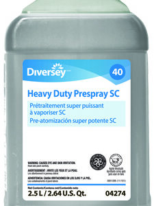 Carpet Cleaner Diversey Liquid 2.5 Liter Bottle Floral Scent Manual Pour