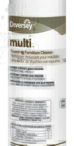 Furniture Polish Diversey multi Oil Based Aerosol Spray Foaming 15 oz. Can Lemon Scent NonSterile
