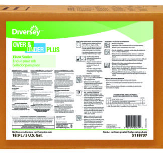Floor Sealer Diversey Over & Under Liquid 5 gal. Box Ammonia Scent