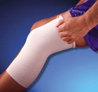 Elastic Tubular Support Bandage Tensogrip 3-1/2 Inch X 11 Yard Small Thigh / Medium Knee / Large Ankle Pull On White NonSterile Size E Standard Compression