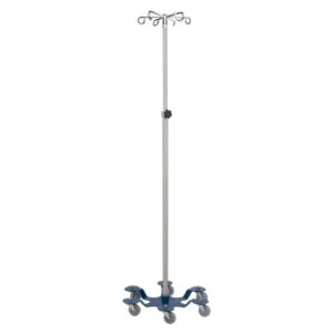IV Stand 6 Hooks 6 Legs with Casters