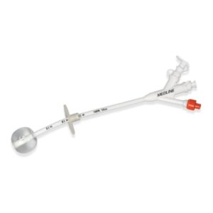 Triple Gastrostomy Feeding Tube Medline 16 Fr. 24.13 cm Tube Silicone Sterile