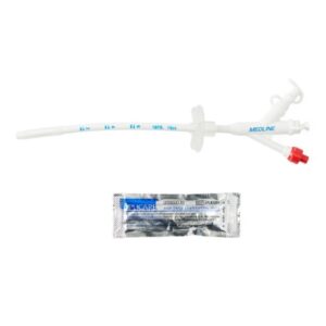 Triple Gastrostomy Feeding Tube Medline 18 Fr. 24.13 cm Tube Silicone Sterile