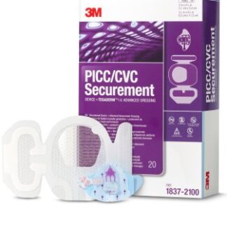 PICC/CVC Securement Device + Tegaderm I.V. Advanced Securement Dressing 3M Tegaderm Film 3-1/2 X 4-1/2 Inch Sterile