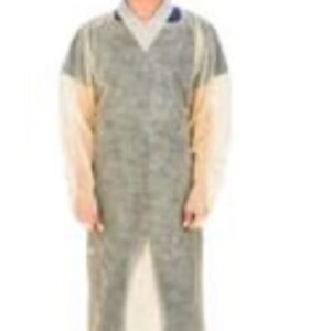 Protective Procedure Gown One Size Fits Most Yellow NonSterile Not Rated Disposable