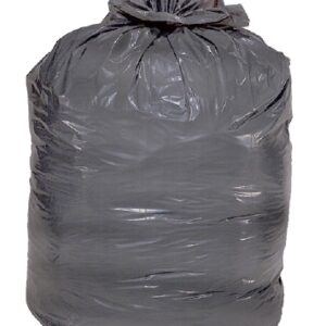 Trash Bag Colonial Bag Super Hex 56 gal. Gray LLDPE 1 mil 43 X 47 Inch X-Seal Bottom Coreless Roll