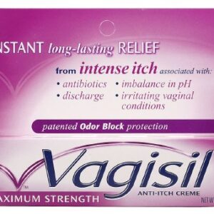 Itch Relief Vagisil 20% – 3% Strength Cream 1 oz. Tube