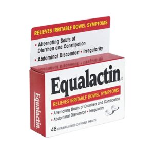 Laxative Equalactin Citrus Flavor Chewable Tablet 48 per Box 625 mg Strength Calcium Polycarbophil