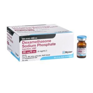 Dexamethasone Sodium Phosphate 4 mg / mL Injection 5 mL