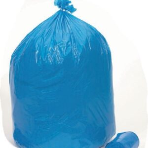 Recyclying Bag Colonial Bag 33 gal. Blue LLDPE 1.2 mil 33 X 40 Inch X-Seal Bottom Coreless Roll