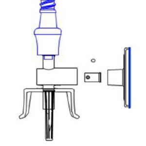 Protected Filter Vial Spike with Skirt Clave