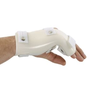 Boxer Fracture Splint with MP Flexion G-Force Plastic / Foam Right Hand White Large