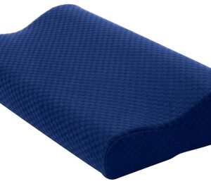 Contoured Pillow Carex Soft 12 X 20 X 4 Inch Blue Reusable