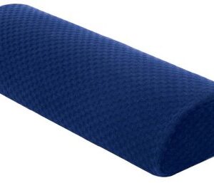 Cervical Pillow Semi-Roll Soft 8 X 20 X 4 Inch Blue Reusable