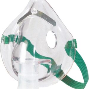 Aerosol Mask Elongated Style Pediatric Adjustable Head Strap / Nose Clip